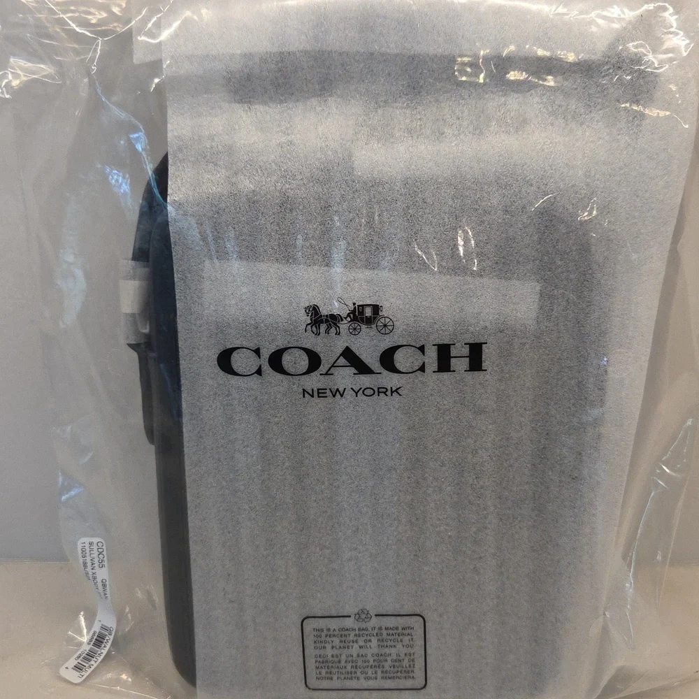 Coach Sullivan Crossbody Bag In Signature Canvas With Varsity Stripe